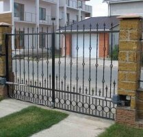 Ворота распашные с автоматикой