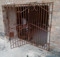 Металлическая решетка с открытием