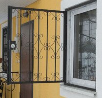 Решетка кованная с открыванием