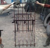 Изготовление решетки оконной