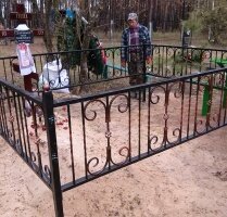 Оградка на могиле