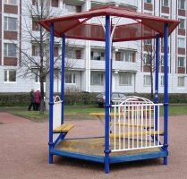 Беседк металлическая