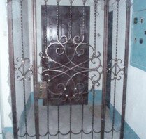 Дверь решетчатая металлическая