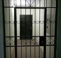 Дверь решетчатая металлическая
